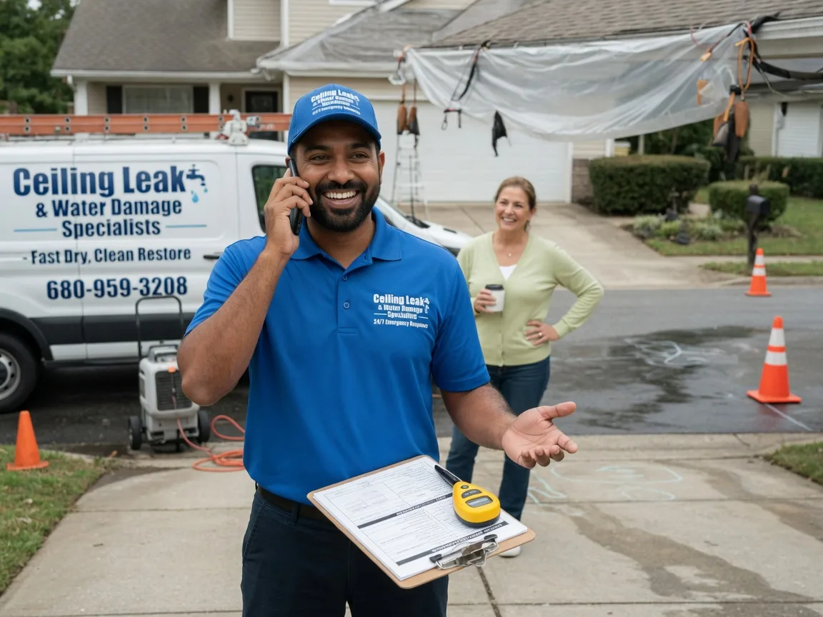 Ceiling Leak Cleanup Caret, VA FAQs